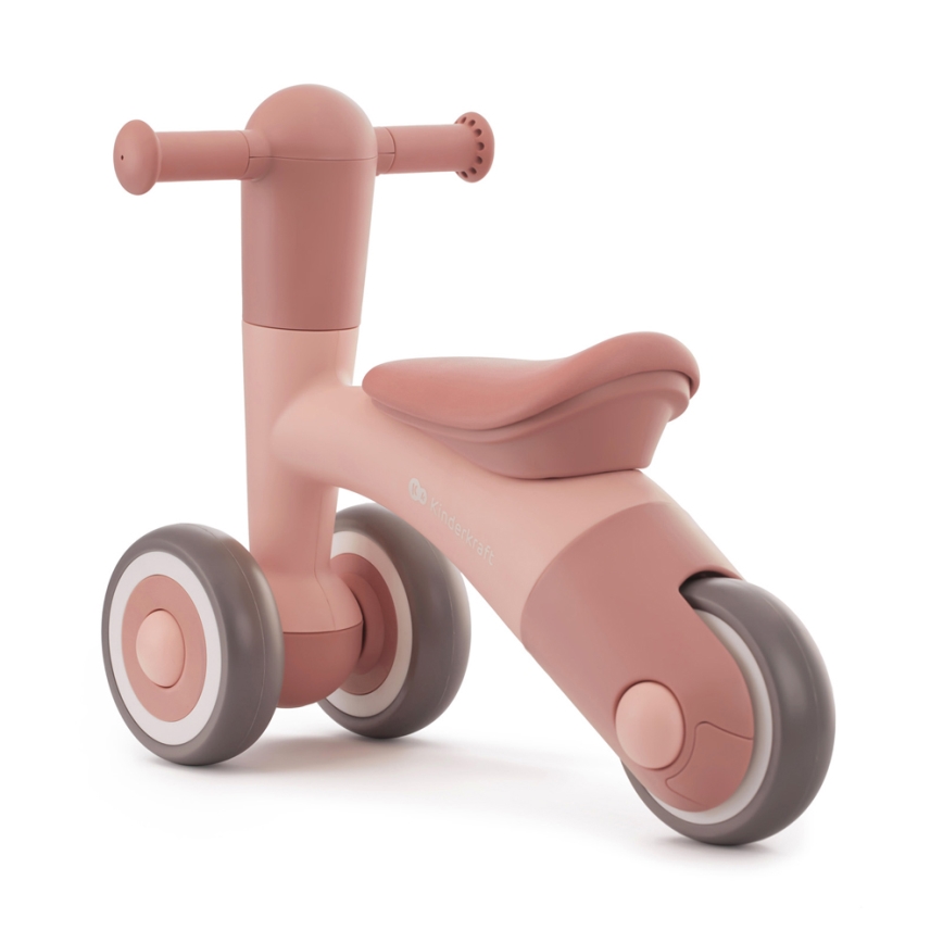 KINDERKRAFT - Bicicleta de empuje MINIBI Premium rosa
