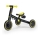 KINDERKRAFT - Bicicleta de empuje para niños 3en1 4TRIKE amarillo/negro