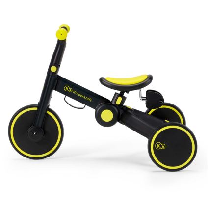 KINDERKRAFT - Bicicleta de empuje para niños 3en1 4TRIKE amarillo/negro