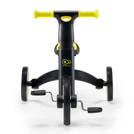 KINDERKRAFT - Bicicleta de empuje para niños 3en1 4TRIKE amarillo/negro