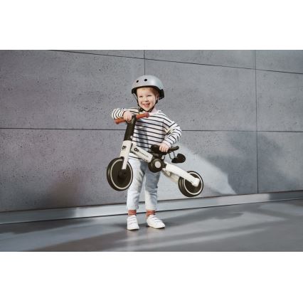 KINDERKRAFT - Bicicleta de empuje para niños 3en1 4TRIKE gris