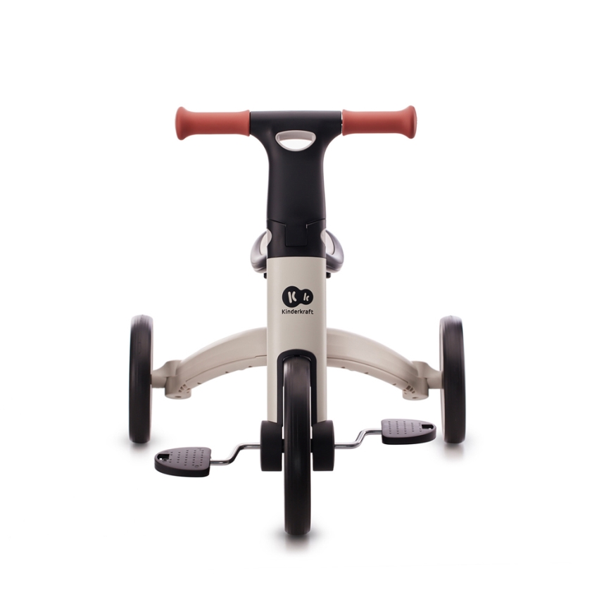 KINDERKRAFT - Bicicleta de empuje para niños 3en1 4TRIKE gris