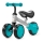 KINDERKRAFT - Bicicleta de empuje para niños MINI CUTIE turquesa