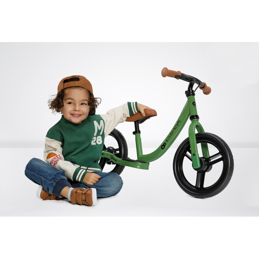 KINDERKRAFT - Bicicleta de empuje SPACE verde