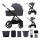 KINDERKRAFT - Cochecito combinado 2en1 NEA 2 gris oscuro