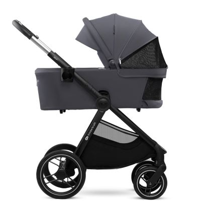 KINDERKRAFT - Cochecito combinado 2en1 NEA 2 gris oscuro