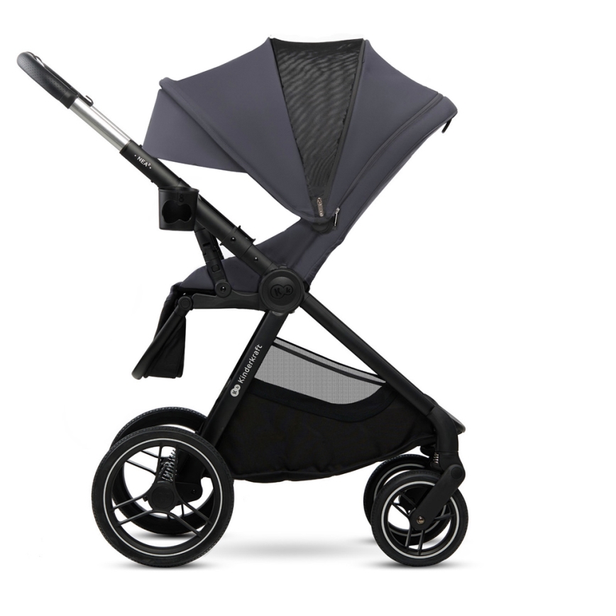 KINDERKRAFT - Cochecito combinado 2en1 NEA 2 gris oscuro