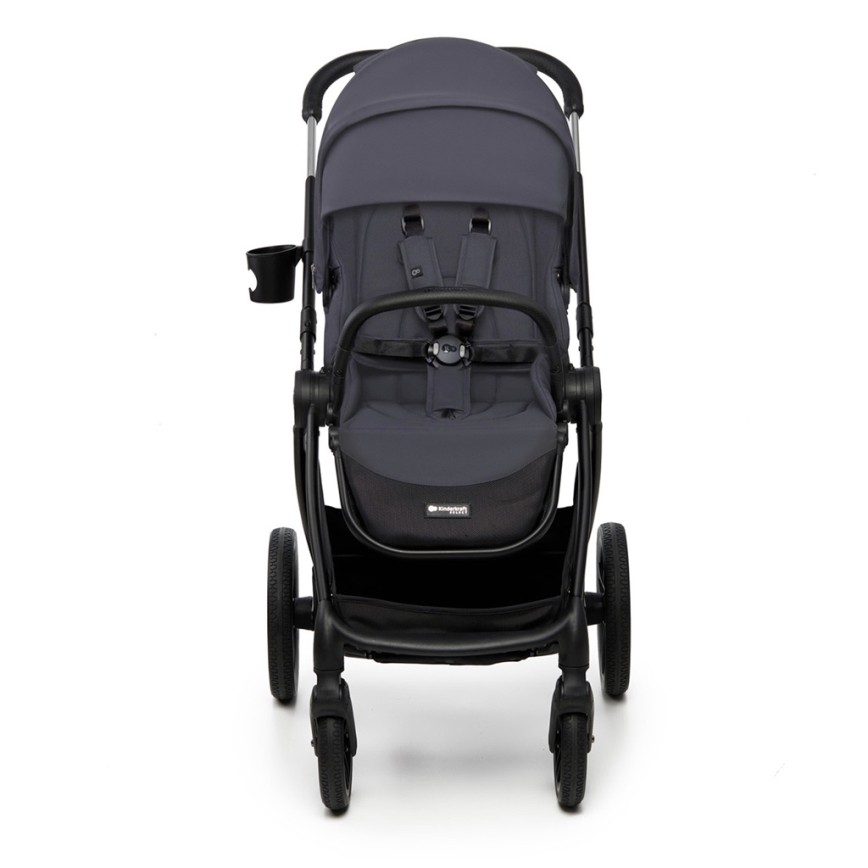 KINDERKRAFT - Cochecito combinado 2en1 NEA 2 gris oscuro