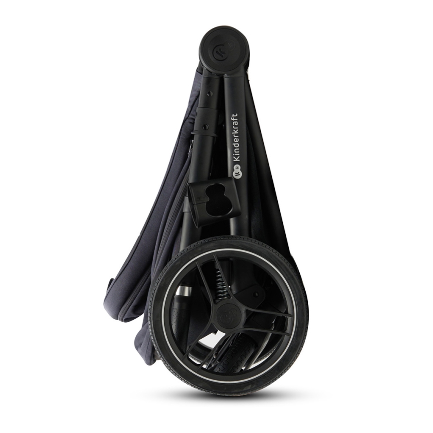 KINDERKRAFT - Cochecito combinado 2en1 NEA 2 gris oscuro