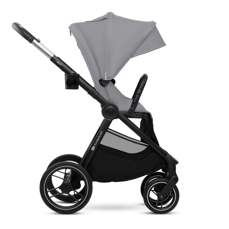 KINDERKRAFT - Cochecito combinado 2en1 NEA 2 Platinum gris