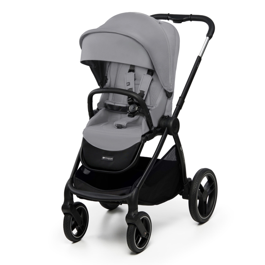 KINDERKRAFT - Cochecito combinado 2en1 NEA 2 Platinum gris