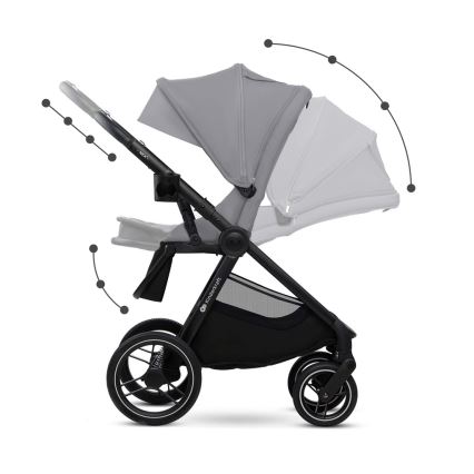 KINDERKRAFT - Cochecito combinado 2en1 NEA 2 Platinum gris