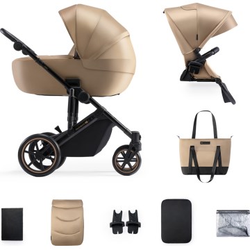 KINDERKRAFT - Cochecito combinado 2en1 PRIME 2 beige