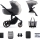 KINDERKRAFT - Cochecito combinado 2en1 PRIME 2 gris