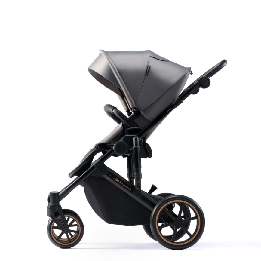 KINDERKRAFT - Cochecito combinado 2en1 PRIME 2 gris