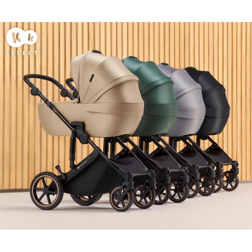 KINDERKRAFT - Cochecito combinado 2en1 PRIME 2 negro