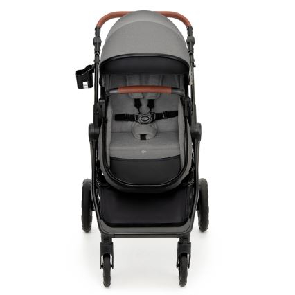 KINDERKRAFT - Cochecito combinado 3en1 ESME Moonlight gris + silla de coche MINK PRO