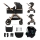 KINDERKRAFT - Cochecito combinado 3en1 ESME Pure negro + silla de coche MINK PRO