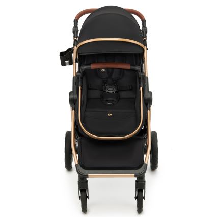 KINDERKRAFT - Cochecito combinado 3en1 ESME Pure negro + silla de coche MINK PRO