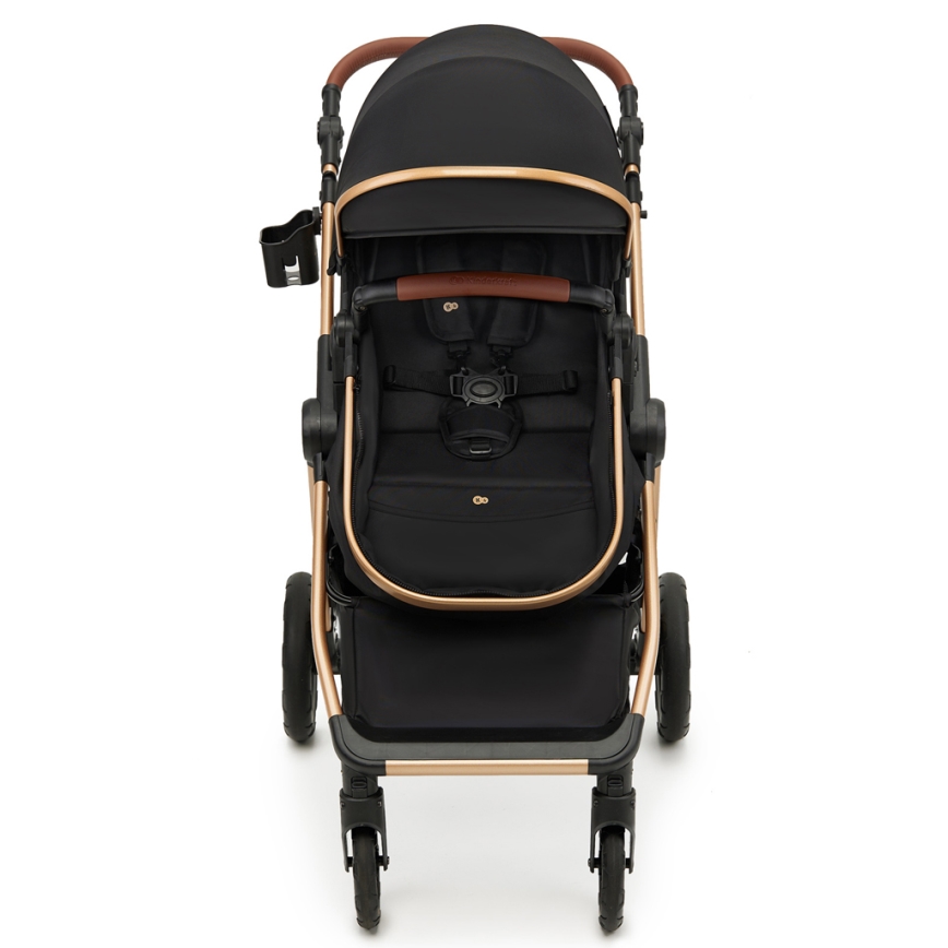 KINDERKRAFT - Cochecito combinado 3en1 ESME Pure negro + silla de coche MINK PRO