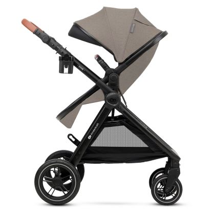 KINDERKRAFT - Cochecito combinado 3en1 ESME Sand beige + silla de coche MINK PRO