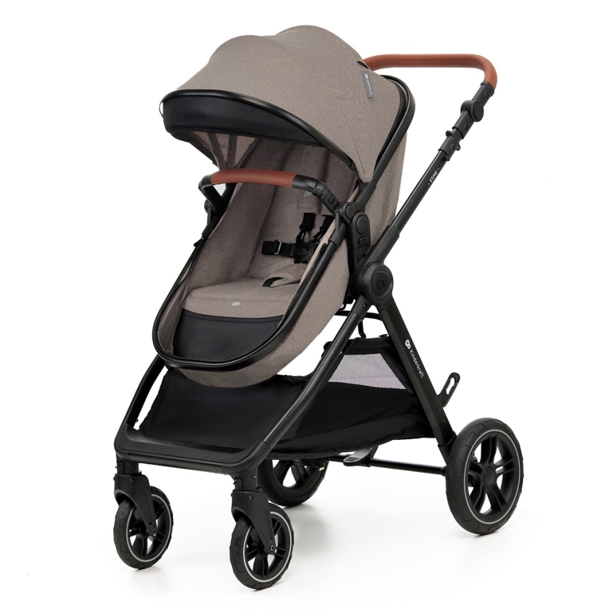 KINDERKRAFT - Cochecito combinado 3en1 ESME Sand beige + silla de coche MINK PRO
