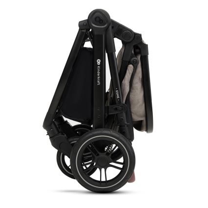 KINDERKRAFT - Cochecito combinado 3en1 ESME Sand beige + silla de coche MINK PRO