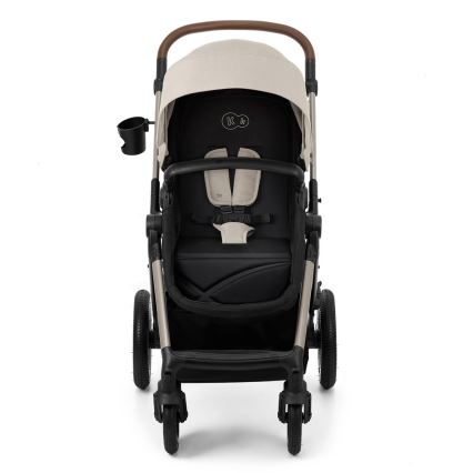KINDERKRAFT - Cochecito combinado 3en1 MOOV 2 AIR Moonlight gris + silla de coche MINK PRO