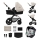KINDERKRAFT - Cochecito combinado 3en1 MOOV 2 AIR Moonlight gris + silla de coche MINK PRO