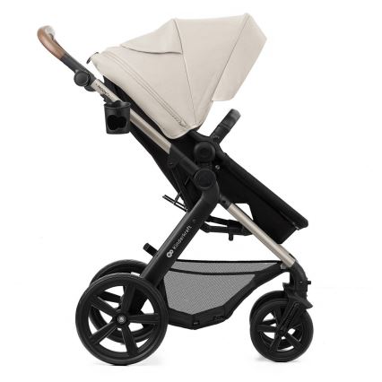 KINDERKRAFT - Cochecito combinado 3en1 MOOV 2 Moonlight gris + silla de coche MINK PRO