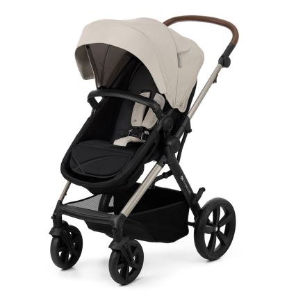 KINDERKRAFT - Cochecito combinado 3en1 MOOV 2 Moonlight gris + silla de coche MINK PRO