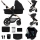 KINDERKRAFT - Cochecito combinado 3en1 MOOV 2 Pure negro + silla de coche MINK PRO
