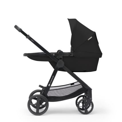 KINDERKRAFT - Cochecito combinado 3en1 NEWLY Clásico negro  + silla de coche MINK PRO