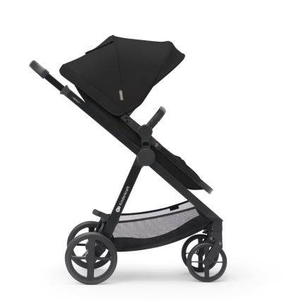 KINDERKRAFT - Cochecito combinado 3en1 NEWLY Clásico negro  + silla de coche MINK PRO