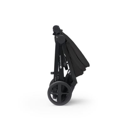 KINDERKRAFT - Cochecito combinado 3en1 NEWLY Clásico negro  + silla de coche MINK PRO