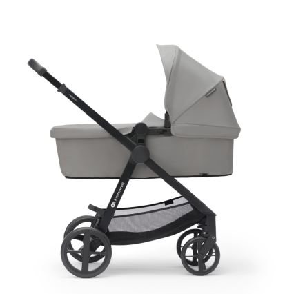 KINDERKRAFT - Cochecito combinado 3en1 NEWLY Moonlight gris  + silla de coche MINK PRO