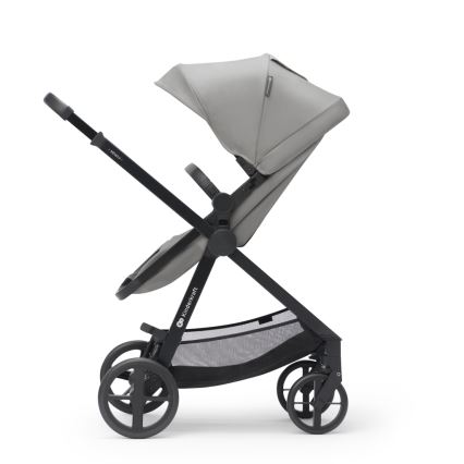 KINDERKRAFT - Cochecito combinado 3en1 NEWLY Moonlight gris  + silla de coche MINK PRO