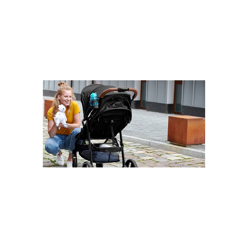 KINDERKRAFT - Cochecito GRANDE PLUS negro