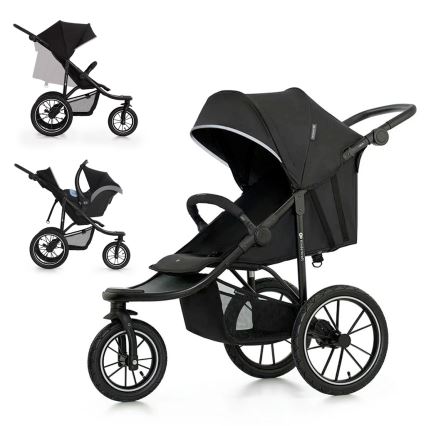 KINDERKRAFT - Cochecito HELSI2 negro