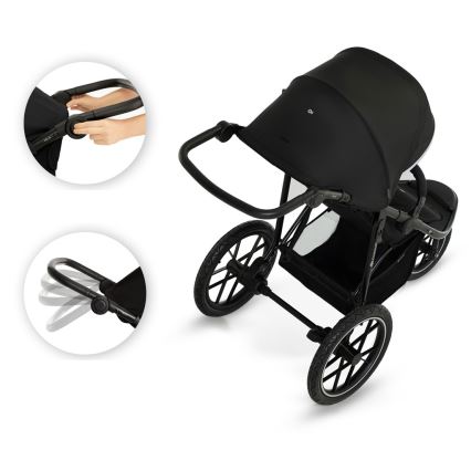 KINDERKRAFT - Cochecito HELSI2 negro