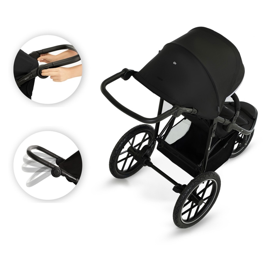 KINDERKRAFT - Cochecito HELSI2 negro