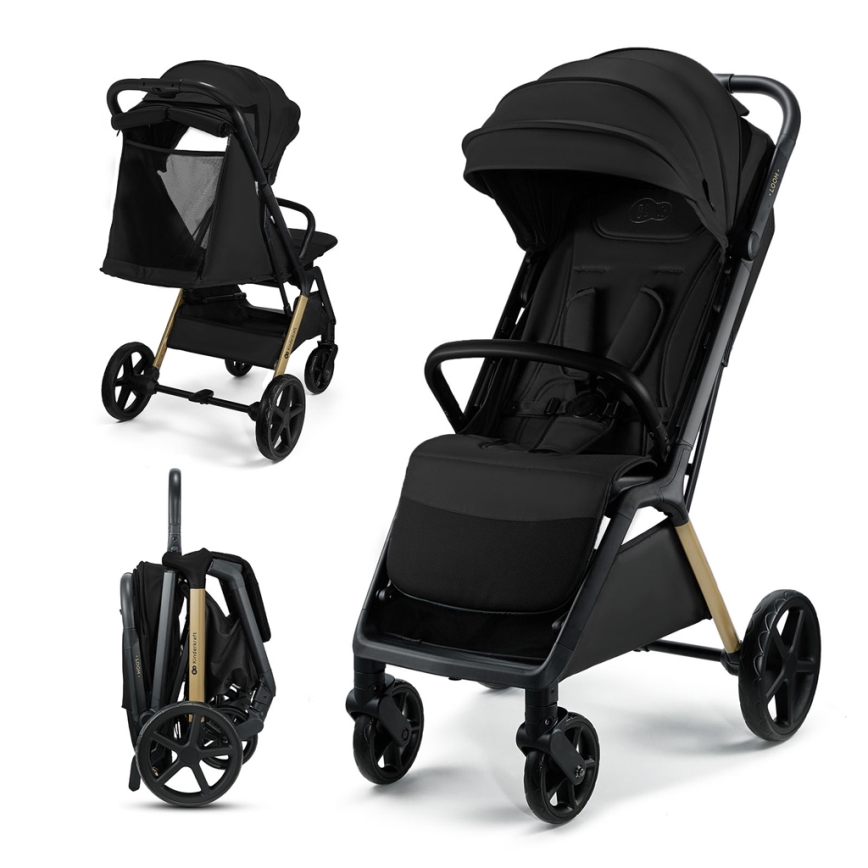 KINDERKRAFT - Cochecito LOOM negro