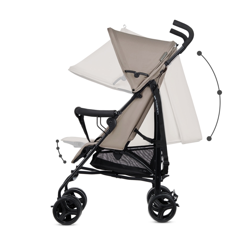 KINDERKRAFT - Cochecito TIK beige