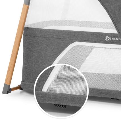 KINDERKRAFT - Cuna de viaje 4en1 SOFI gris