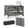 KINDERKRAFT - Cuna de viaje JOY 2 con accesorios gris