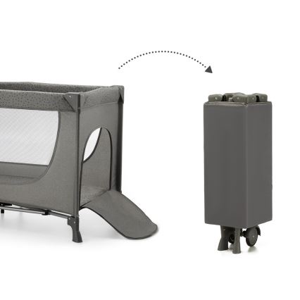 KINDERKRAFT - Cuna de viaje JOY 2 gris
