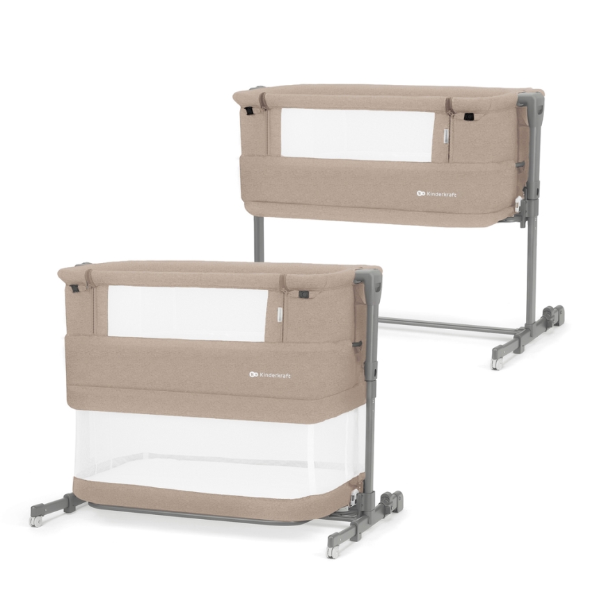 KINDERKRAFT - Cuna para bebé NESTE GROW beige