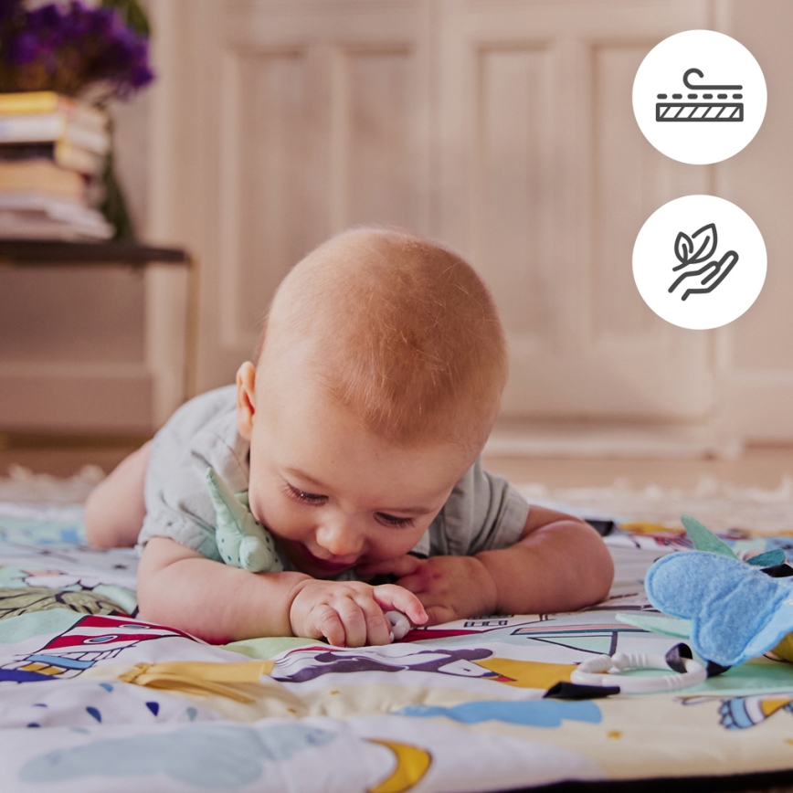 KINDERKRAFT - Manta de juego para niños SMARTPLAY Sea