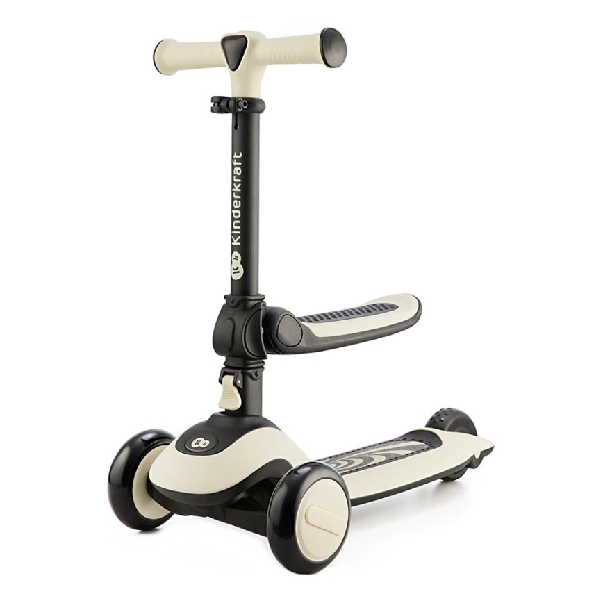 KINDERKRAFT - Patinete infantil 2en1 HALLEY Piedra blanco