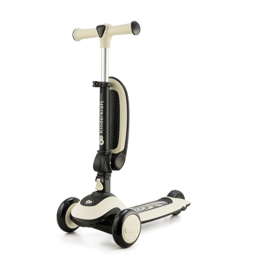 KINDERKRAFT - Patinete infantil 2en1 HALLEY Piedra blanco